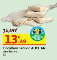 Oferta de Auchan - Bacalhau Graúdo  por 13,49€ em Auchan
