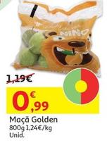 Oferta de Maçã Golden por 0,99€ em Auchan