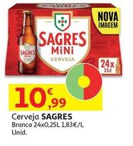 Oferta de Sagres - Cerveja por 10,99€ em Auchan