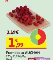 Oferta de Auchan - Framboesa  por 1,99€ em Auchan