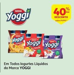 Oferta de Yoggi - Em Todos Logurtes Líquidosem Auchan