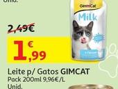 Oferta de Gimcat - Leite P/ Gatos  por 1,99€ em Auchan