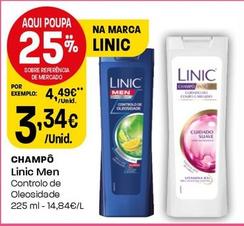 Oferta de Linic Men - Champo por 3,34€ em Intermarché