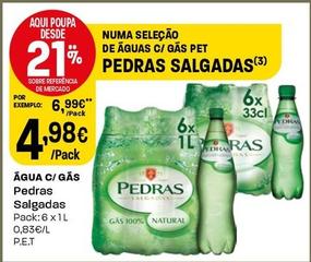 Oferta de Pedras Salgadas - Água C/ Gas por 4,98€ em Intermarché