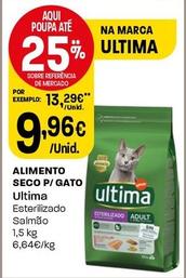 Oferta de Ultima - Alimento Seco P/ Gato por 9,96€ em Intermarché