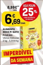 Oferta de Friskies - Alimento Seco P/ Gato por 6,69€ em Intermarché