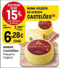 Oferta de Castelões - Queijo por 6,28€ em Intermarché