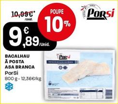 Oferta de Porsi - Bacalhau À Posta Asa Branca por 9,89€ em Intermarché