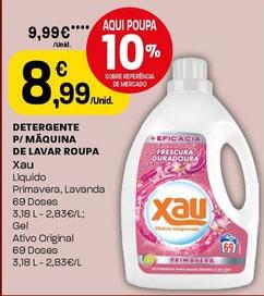 Oferta de Xau - Detergente P/ Maquina De Lavar Roupa por 8,99€ em Intermarché