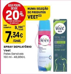 Oferta de Veet - Spray Depilatorio por 7,34€ em Intermarché