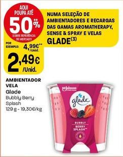 Oferta de Glade - Ambientador Vela por 2,49€ em Intermarché