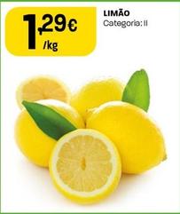 Oferta de Limão por 1,29€ em Intermarché