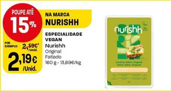 Oferta de Nurishh - Especialidade Vegan  por 2,19€ em Intermarché