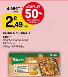 Oferta de Knorr - Caldo P/ Culinaria por 2,49€ em Intermarché