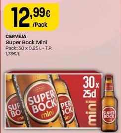 Oferta de Super Bock Mini - Cerveja por 12,99€ em Intermarché