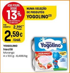 Oferta de Nestlé - Yogolino por 2,59€ em Intermarché