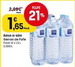 Oferta de Serras De Fafe - Água S/ Gas por 1,65€ em Intermarché