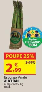 Oferta de Auchan - Espargo Verde  por 2,99€ em Auchan