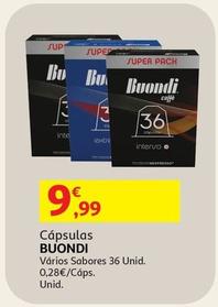 Oferta de Buondi - Cápsulas Nsp Original 36 Un por 9,99€ em Auchan