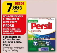 Oferta de Persil - Detergente Em Po P/ Máquina De Lavar Roupa por 7,99€ em Intermarché