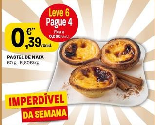 Oferta de Pastel De Nata por 0,39€ em Intermarché