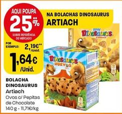 Oferta de Artiach - Bolacha Dinosaurus por 1,64€ em Intermarché