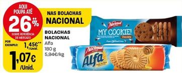 Oferta de Nacional - Bolachas por 1,07€ em Intermarché