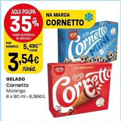 Oferta de Cornetto - Gelado por 3,54€ em Intermarché