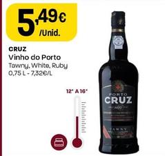 Oferta de Cruz - Vinho Do Porto por 5,49€ em Intermarché
