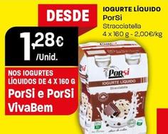 Oferta de Porsi - Iogurte Líquido por 1,28€ em Intermarché