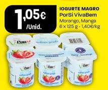 Oferta de Porsi - Iogurte Magro Vivabem por 1,05€ em Intermarché