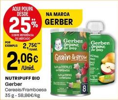 Oferta de Gerber - Nutripuff Bio por 2,06€ em Intermarché