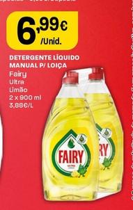 Oferta de Fairy - Detergente Líquido Manual P/ Loica por 6,99€ em Intermarché