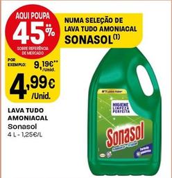 Oferta de Sonasol - Lava Tudo Amoniacal por 4,99€ em Intermarché