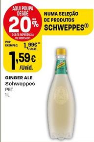 Oferta de Schweppes - Ginger Ale por 1,59€ em Intermarché