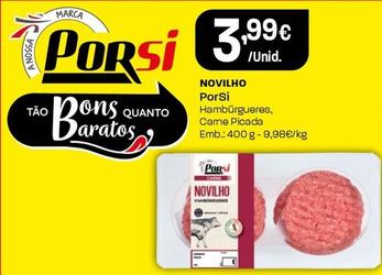 Oferta de Porsi - Novilho por 3,99€ em Intermarché