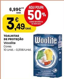 Oferta de Woolite - Toalhitas De Proteção por 3,49€ em Intermarché