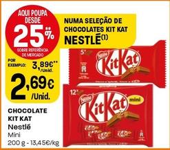 Oferta de Nestle - Chocolate Kit Kat por 2,69€ em Intermarché