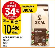Oferta de Sical - Afé 5 Estrelas por 10,49€ em Intermarché