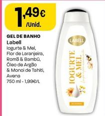 Oferta de Labell - Gel De Banho por 1,49€ em Intermarché