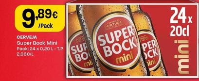 Oferta de Super Bock - Cerveja Mini por 9,89€ em Intermarché