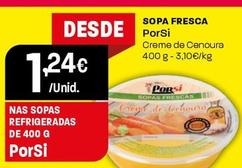 Oferta de Porsi - Sopas Fresca por 1,24€ em Intermarché