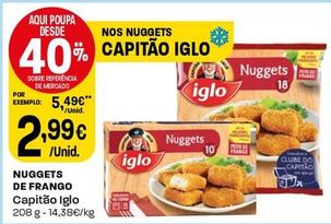 Oferta de Capitão Iglo - Nuggets De Frango por 2,99€ em Intermarché