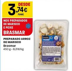 Oferta de Brasmar - Preparado Arroz De Marisco por 3,74€ em Intermarché