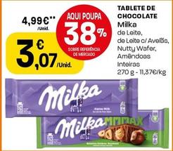 Oferta de Milka - Tablete De Chocolate por 3,07€ em Intermarché
