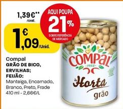 Oferta de Compal - Grão De Bico por 1,09€ em Intermarché