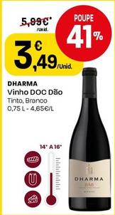 Oferta de Dharma - Vinho Doc Dão por 3,49€ em Intermarché