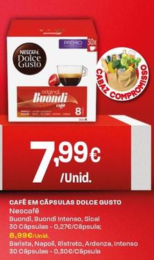 Oferta de Nescafé - Café Em Cápsulas Dolce Gusto por 7,99€ em Intermarché