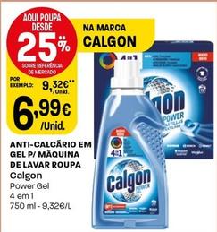 Oferta de Calgon - Anti-calcário Em Gel P/ Máquina De Lavar Roupa por 6,99€ em Intermarché