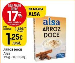 Oferta de Alsa - Arroz Doce por 1,25€ em Intermarché